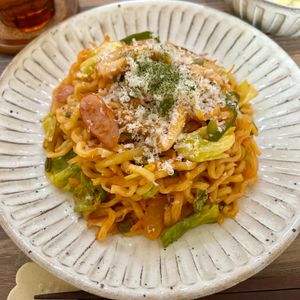 のりのり🐾🎀🤍の作ってみた!投稿(焼きそばナポリタン風)