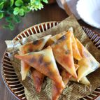 黒豆とチーズの春巻き【おせちリメイク＊おやつにも◎】