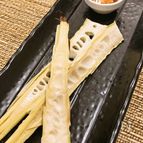 簡単！淡竹（はちく）のグリルマヨ白だし＆一味添え