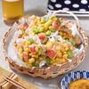 ポロポロしない!枝豆とコーンのライスペーパーかき揚げの工程6