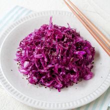 【和風紫キャベツラペ(簡単キャベツ酢)】植物油・砂糖不使用
