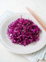 【和風紫キャベツラペ(簡単キャベツ酢)】植物油・砂糖不使用