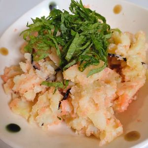ゆみの作ってみた!投稿(【和風明太子ポテトサラダ】和風味が絶妙♡おつまみおかず♪)