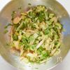 【お酒好きにはたまらない】だくだくセロリの砂肝焼きの工程2
