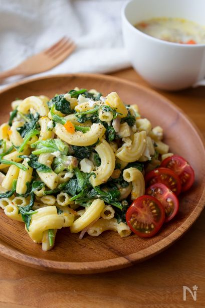 お弁当や作り置きに ほうれん草とゆで卵のマカロニサラダ By Tomoko レシピサイト Nadia ナディア プロの料理家のおいしいレシピ