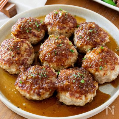 『おろし新玉ソースで☆豆腐ハンバーグ』ふわふわ食感♡ヘルシー