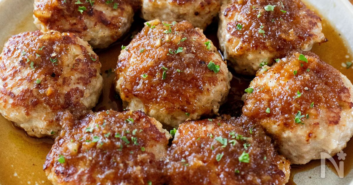 『おろし新玉ソースで☆豆腐ハンバーグ』ふわふわ食感♡ヘルシー