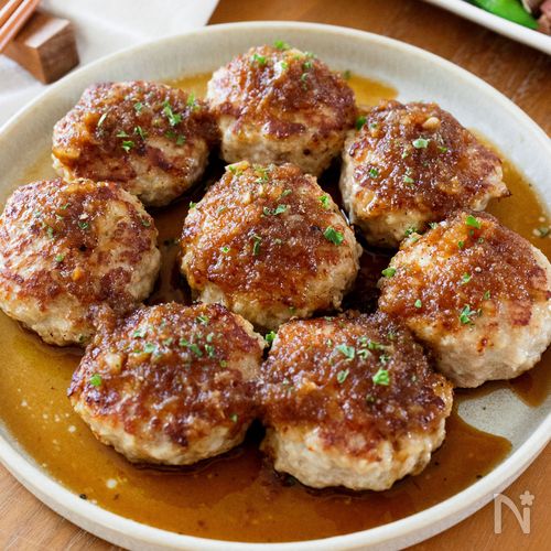 『おろし新玉ソースで☆豆腐ハンバーグ』ふわふわ食感♡ヘルシー