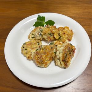 こむぎの作ってみた!投稿(型不要でふわふわもっちり【豆腐でたこ焼き風】)