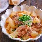 煮るだけ簡単！豚バラと大根の旨ぽん煮