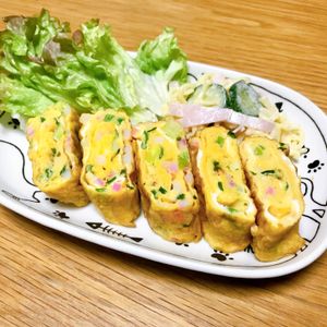 Nao★彡の作ってみた!投稿(ひと口食べたら虜になる♪ラーメン風味のたまご焼き♪)