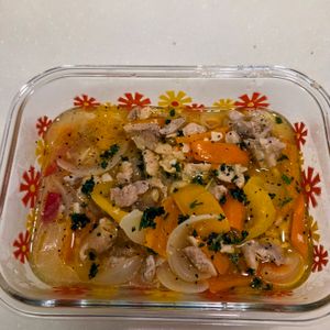 にゃんこさん🐱の作ってみた!投稿(『鶏肉とパプリカのさっぱりコンソメ煮』)