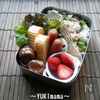 ぶりと水菜(常備菜)の混ぜご飯～山椒風味～
