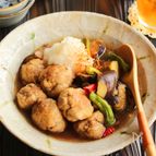 豚こま唐揚げとなすのおろし煮（動画あり）