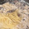 【牛肉ときのこの味噌クリームパスタ】やみつき確定の工程4