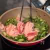 10分で完成!子どもも食べた!【豚バラピーマン丼】の工程3