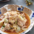 あっという間に完成♡白菜と豚肉のレンチン韓国風重ね蒸し