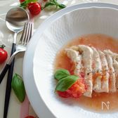 【レンジのみ】バジルチキンイタリアンスープ仕立て