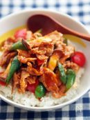 ポークケチャッピー丼