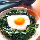 レンチン‼️やみつきおつまみ♡にらたまとろろ