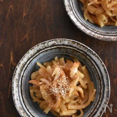 味付けは焼き肉のタレだけ！大根とちくわの簡単炒め