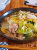 重ねて放置♪包丁不要『豚バラ白菜とはるさめの上海風とろみ煮』