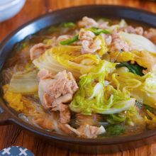 重ねて放置♪包丁不要『豚バラ白菜とはるさめの上海風とろみ煮』
