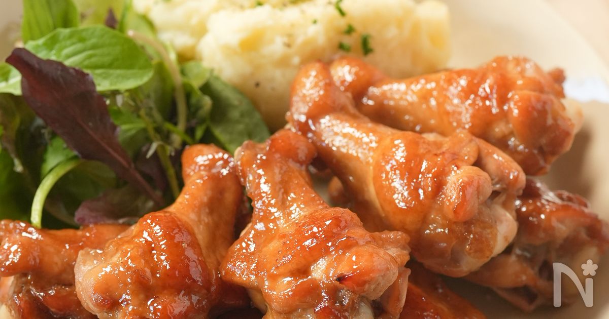 作業15分で作る手羽元ローストチキン♪