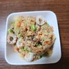 とももの作ってみた!投稿(おかずになる《枝豆とちくわ♡和風ポテトサラダ》)