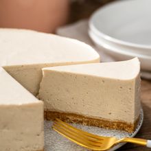 【栗のレアチーズケーキ】甘栗で簡単♪混ぜて冷やすだけ！