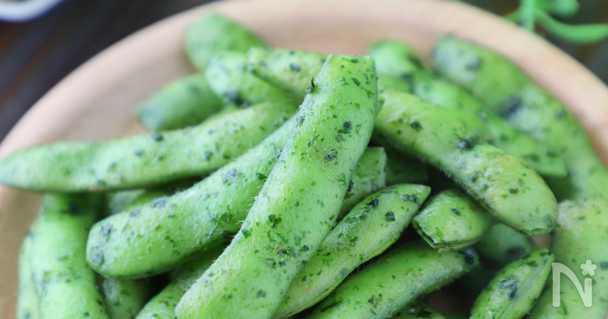 1分で完成！食べたらやみつき！のり塩枝豆