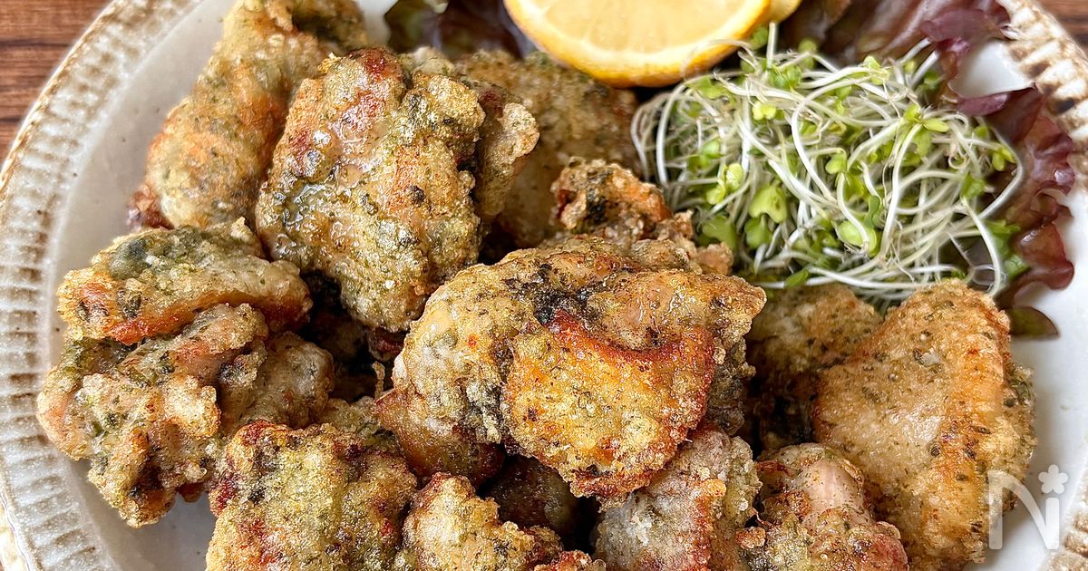 【のり塩旨だし唐揚げ】揚げたて最高！お弁当にも◎