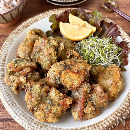 【のり塩旨だし唐揚げ】揚げたて最高!お弁当にも◎