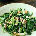 ごま油が香る！ほうれん草のツナ和え