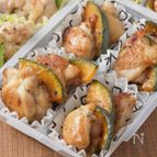 【冷凍作り置き】鶏肉とかぼちゃのバターしょうゆ炒め