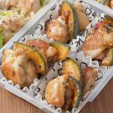 【冷凍作り置き】鶏肉とかぼちゃのバターしょうゆ炒め