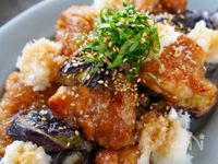 暑い日にもさっぱり♡『茄子と鶏肉のおろしポン酢』夏レシピ♪