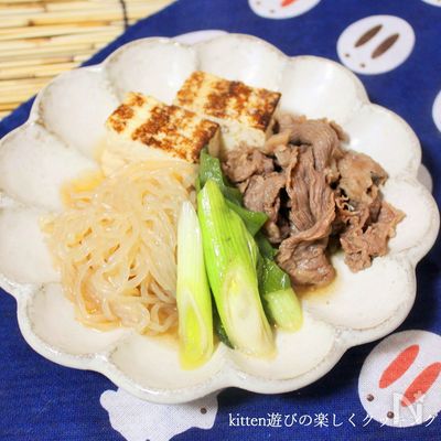 パッパッと10分♪フライパンdeすき焼き風煮