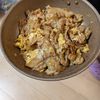 NYの作ってみた!投稿(ワンパン10分【豚こまと卵の濃厚旨だれ】)