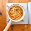 汁まで飲み干したい！とろうまキムチ豚うどんの工程4