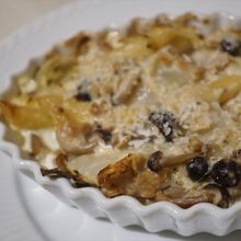 豚バラ肉と白菜の豆乳ミルフィーユの翌々日リメイク:グラタン