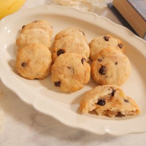 YUの作ってみた!投稿(米粉のチョコバナナソフトクッキー【卵・バター・砂糖不使用】)
