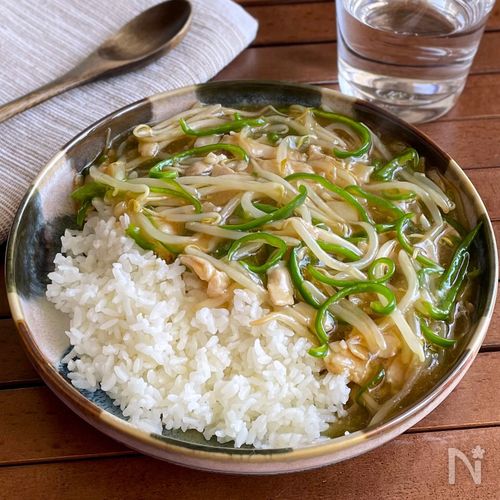 簡単10分♡平日はこれだけでいい「チンジャオあんかけご飯」