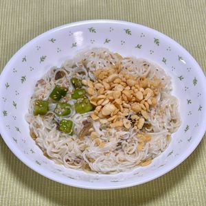 キャピタンの作ってみた!投稿(【オクラとろろ昆布そうめん】ネバネバパワーで夏バテ知らず♪)