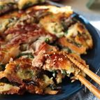 お豆腐でもちもち♡
豚こまチーズチヂミ