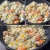 バター香る♪【エビとコーンのピラフ風】の工程2