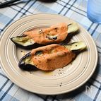 カリカリチーズとジューシーなすのステーキ