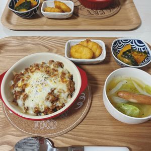 ぽてちの作ってみた!投稿(ミンチと卵の焼きキーマカレー)