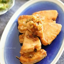 マグロの中華風香味照り焼き