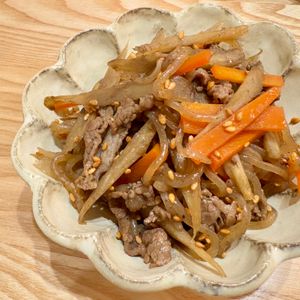 kimiの作ってみた!投稿(ごはんがすすむ！たっぷり根菜と牛肉のきんぴら)
